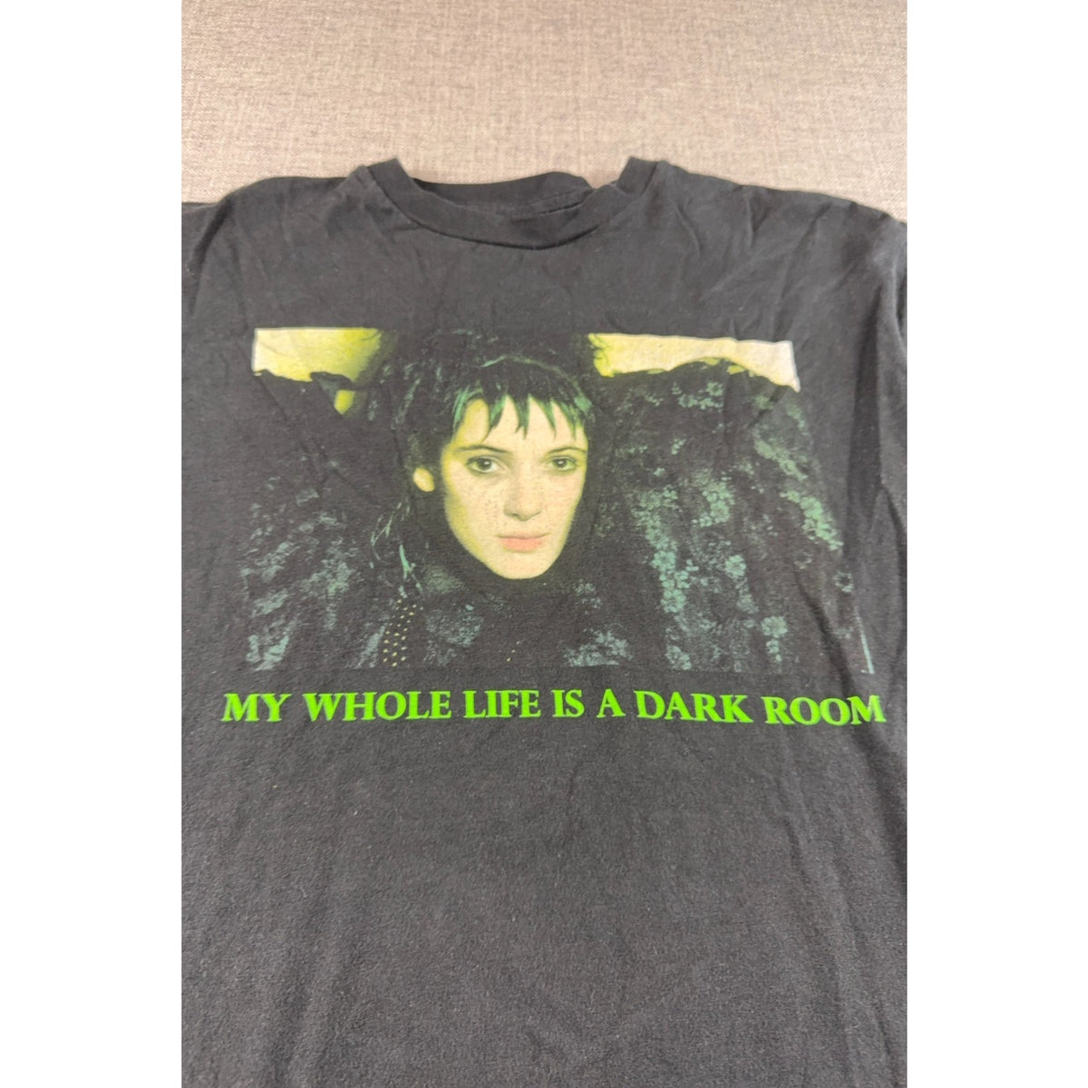Beetlejuice Lydia Deetz Long Sleeve Shirt M Dark Room Black Goth Horror Tee