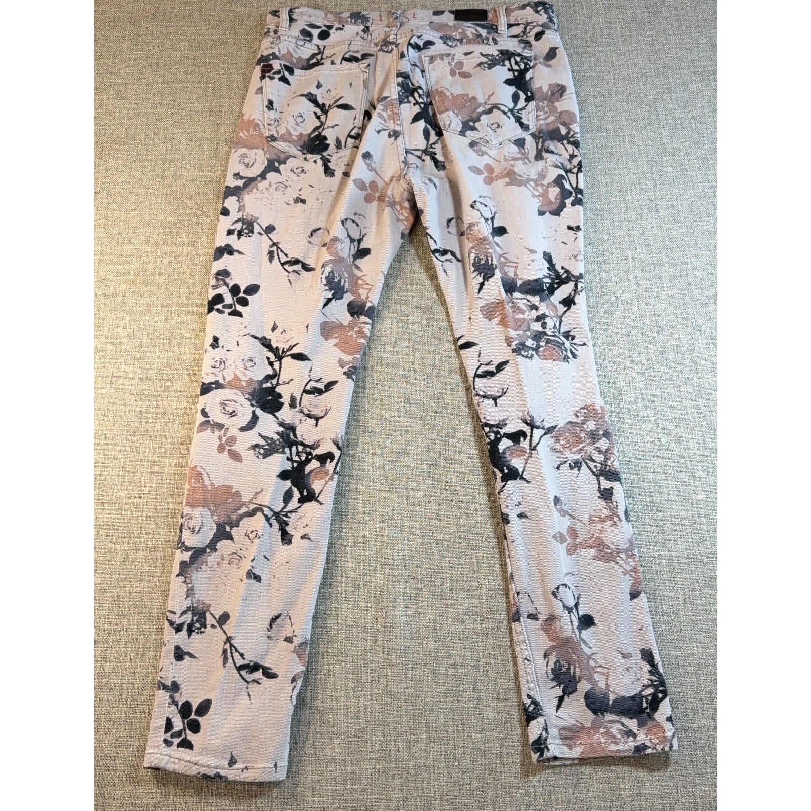 BDG Urban Outfitters High Rise Twig Ankle Floral Skinny Jeans Womens 32x29