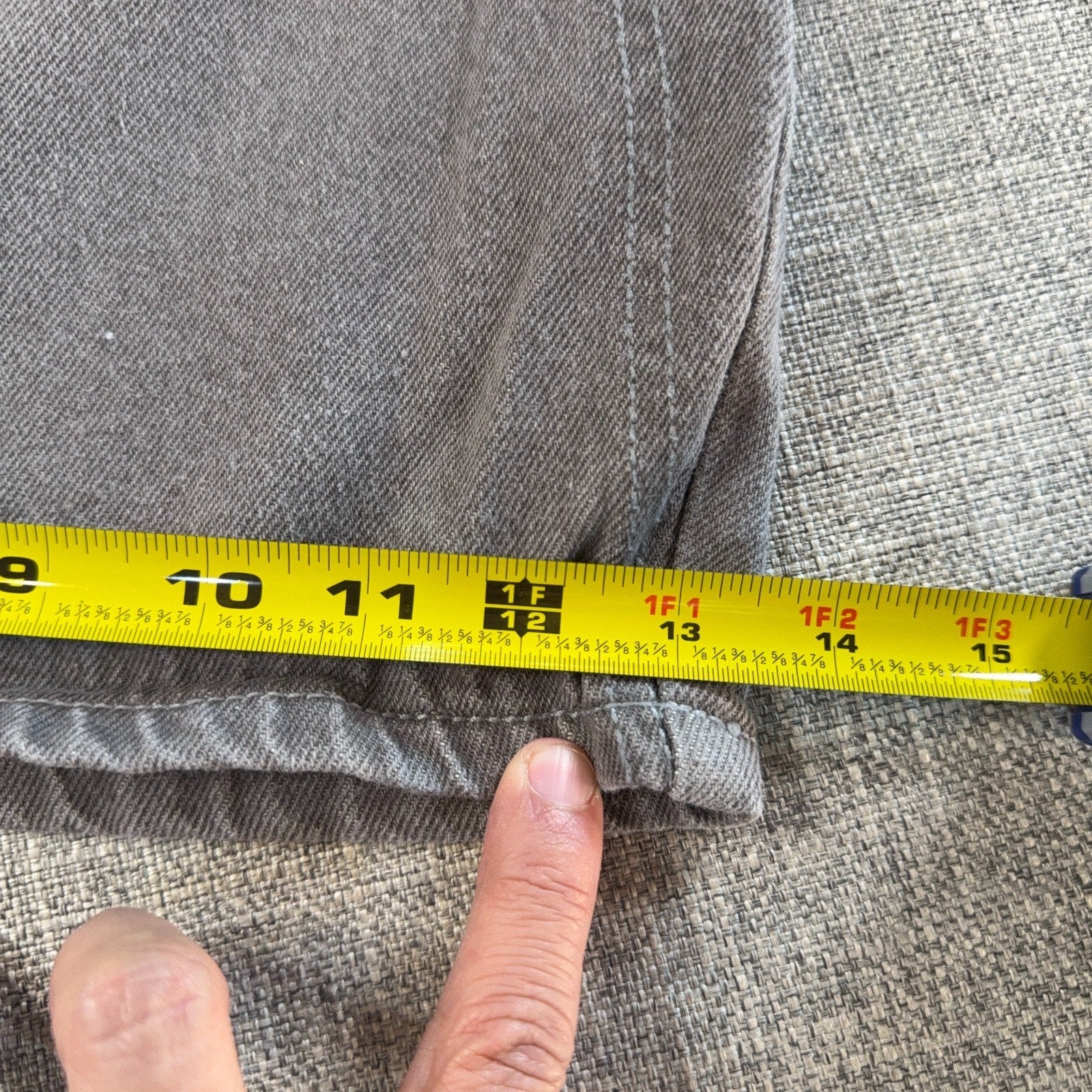 Marithe Francois Girbaud Brand X Shorts 39 Waist Gray Baggy Y2K Jorts