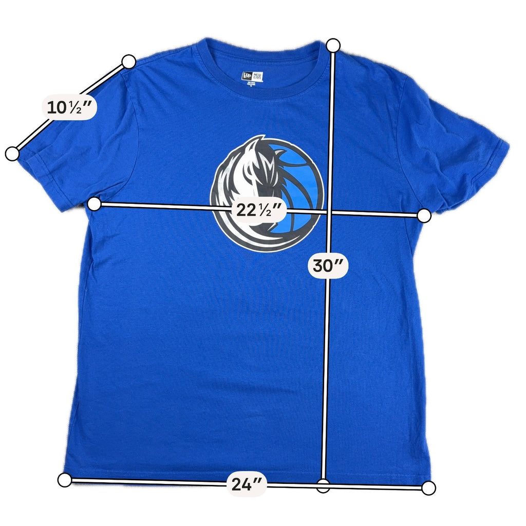 New Era Luka Doncic Dallas Mavericks #77 T Shirt Mens XL Blue NBA Graphic Tee