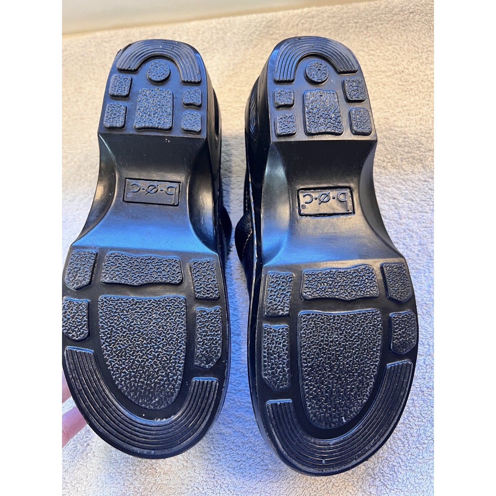 b.o.c Born Concept Black Leather Clogs Womens Size 8M Comfort Mule Work Shoes