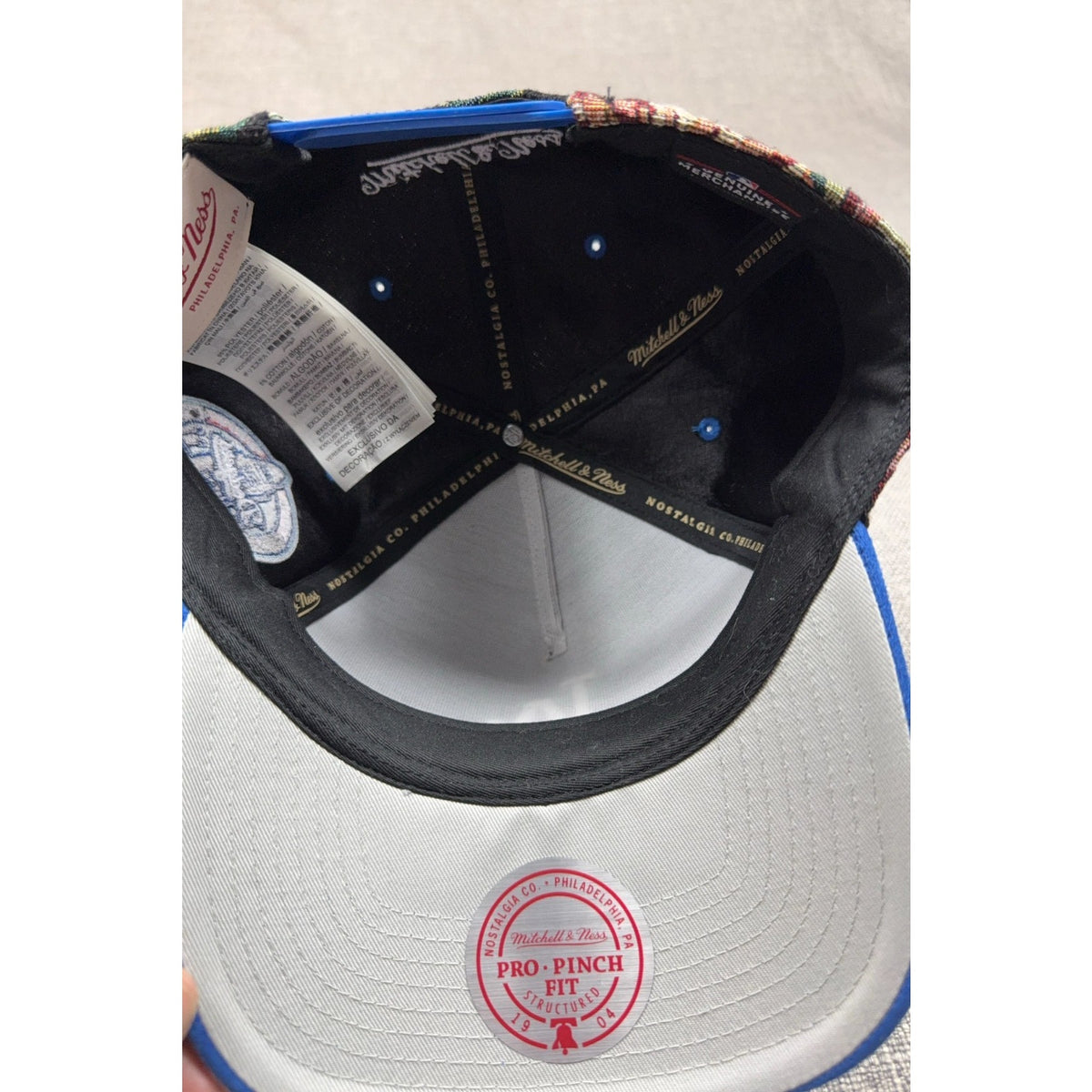 Mitchell & Ness LA Dodgers Floral Tapestry Snapback Hat 60th Patch
