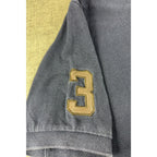 Polo Ralph Lauren Polo Shirt Mens Large Faded Navy RLC 38 Number 3 Rugby