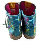 2008 adidas Originals Floral Butterfly High Tops Women's 6.5 ART 034338