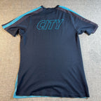 Nike Manchester City Training Shirt Mens S Navy Turquoise Dri-FIT Soccer