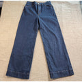 Favorite Daughter The Mischa Jeans Womens 31 Dark Wash Wide Leg High Rise Pepper