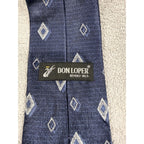 Vintage Mens Silk Tie Lot Calvin Klein Jones New York Don Loper Blue Geometric