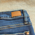 Judy Blue Jeans Womens 11/30 Skinny Fit Stretch Front Seam Dark Wash Denim