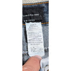 Rocawear Girls Size 10 Baggy Jeans Wide Leg Blue Y2K Embroidered R Pockets