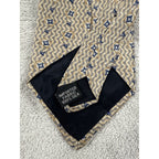 Vintage Silk Tie Lot J.Crew Croft & Barrow Blue Geometric Striped Mens Neckties