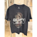 Disney Grumpy For Life Shirt Mens Large Black Distressed Disneyland Graphic Tee