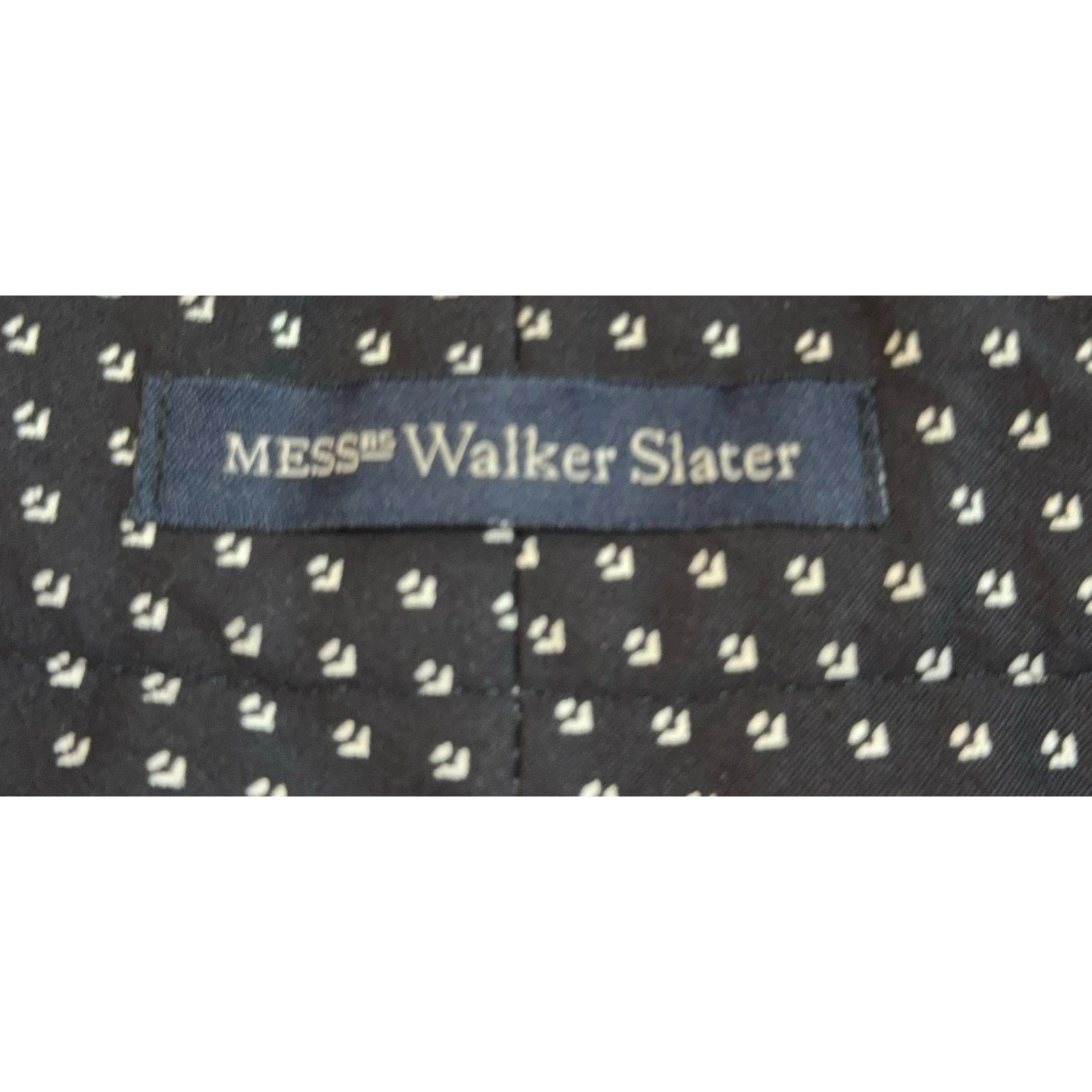 Walker Slater Boyd Trousers Mens Tag 32 Blue Cotton Tailored Pants 35x31