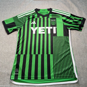 Austin FC 2023 2024 Adidas Authentic Las Voces Jersey Men L MLS YETI HI1836