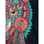 Ay Guey Jaguar Graphic T Shirt Mens S Black Mexican Art Stretch Tee