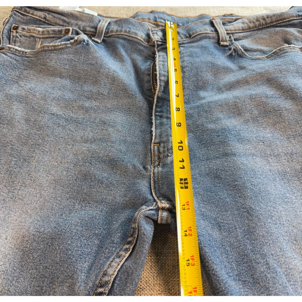 Levi’s 505 Jeans Mens 42x30 Blue Relaxed Straight Denim WaterLess Big Tall