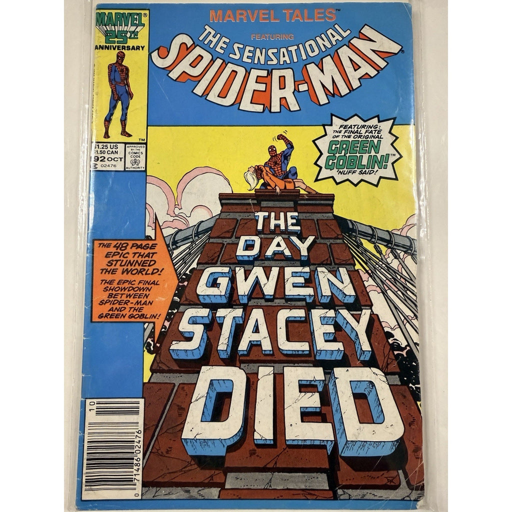 Marvel Tales Spider-Man Lot #48 & #92 Gwen Stacy Story Bronze Age Reader Copies