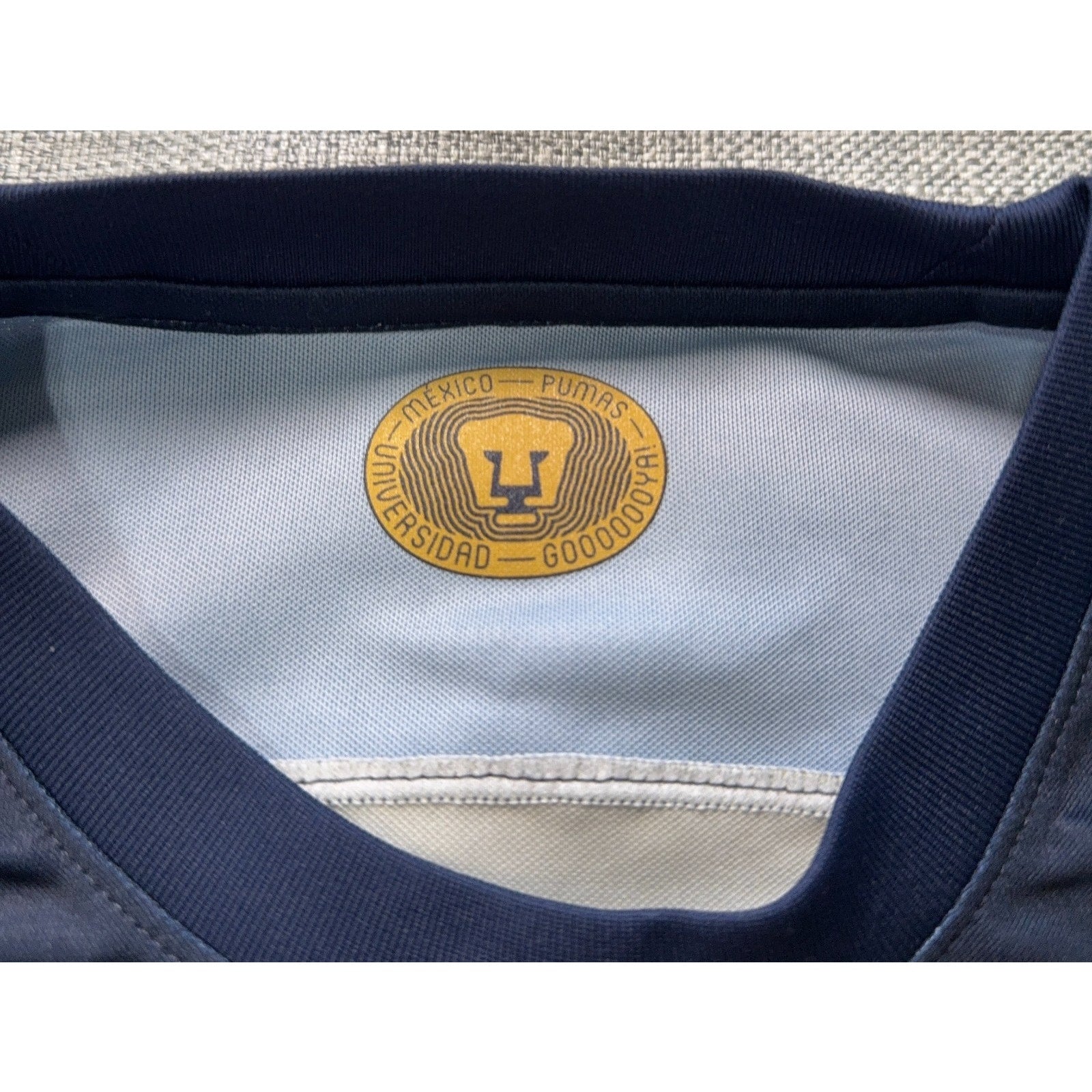 Nike Pumas UNAM 2022/23 Away Jersey Men M Gold Navy Liga MX DJ7683-711 Category