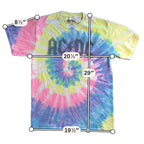 AC/DC Tie Dye T-Shirt Mens Medium Official Licensed Band Tee 2020 Rock
