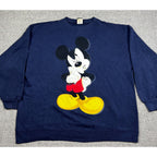 Vintage 90s Oversized Mickey Mouse Sweatshirt