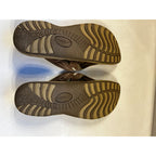 Magellan Outdoors Sandals Womens 9M Brown Comfort Thong Flip Flops Walking