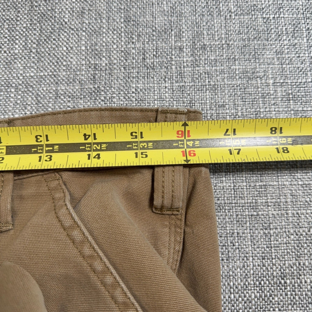 Carhartt Womens Carpenter Pants 10 Regular Brown Original Fit Canvas Workwear