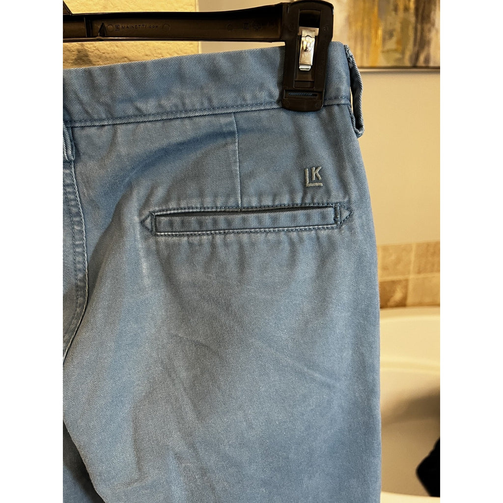 Live Comfortable by LK Men’s Blue Chino Pants 30x30 Cotton Blend Casual Golf Pre