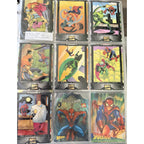 1990s Marvel Trading Card Lot Spider-Man Fleer Ultra Flair Annual Chromium X-Men