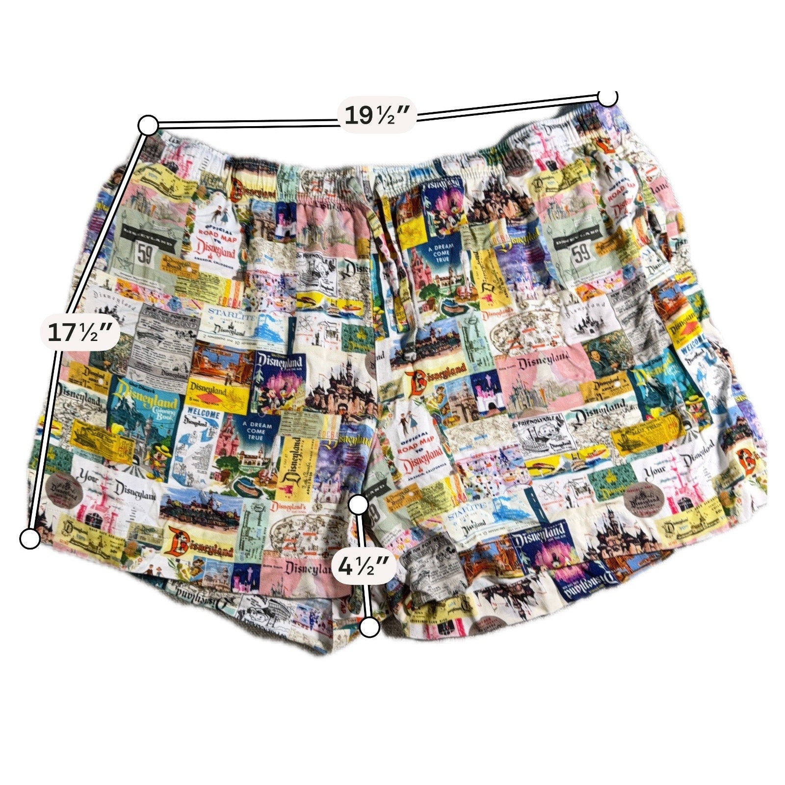 Disney100 Disneyland Shirt Shorts Set XXL 1X The Eras Memorabilia Parks