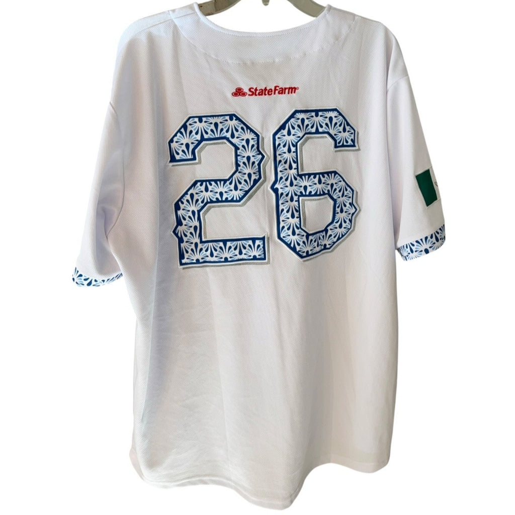 Texas Rangers Los Rangers Mexican Heritage Jersey 2026 Adult XL State Farm