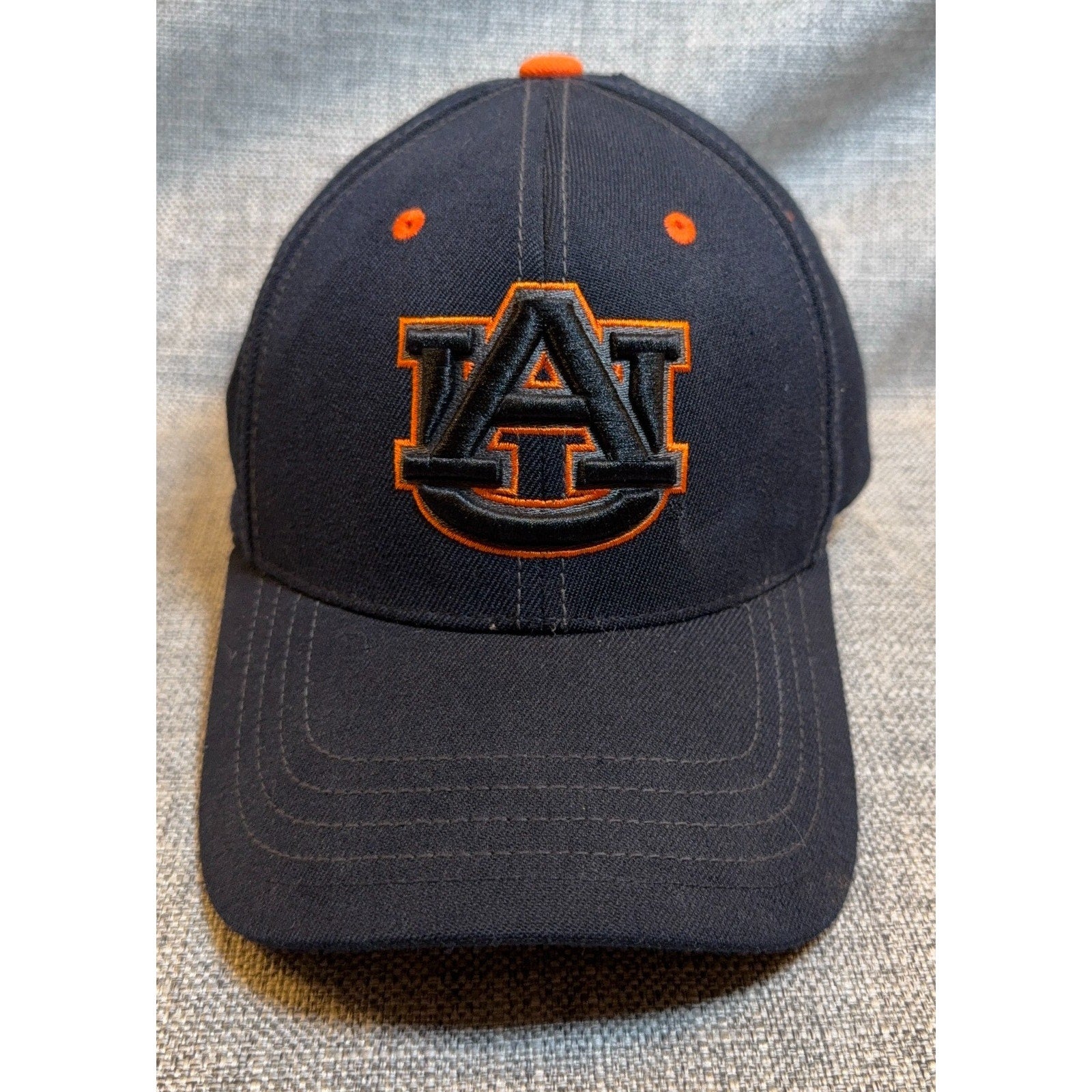 Auburn Tigers Zephyr XL Stretch Fit Hat Black Orange NCAA College Cap
