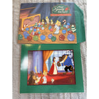 Disney Beauty & The Beast Enchanted Christmas 1997 Disney Store Lithograph Belle