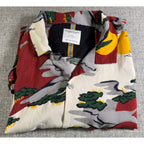 Denim & Flower Ricky Singh Shirt Mens XL Crane Scenic Hawaiian Camp Button Up