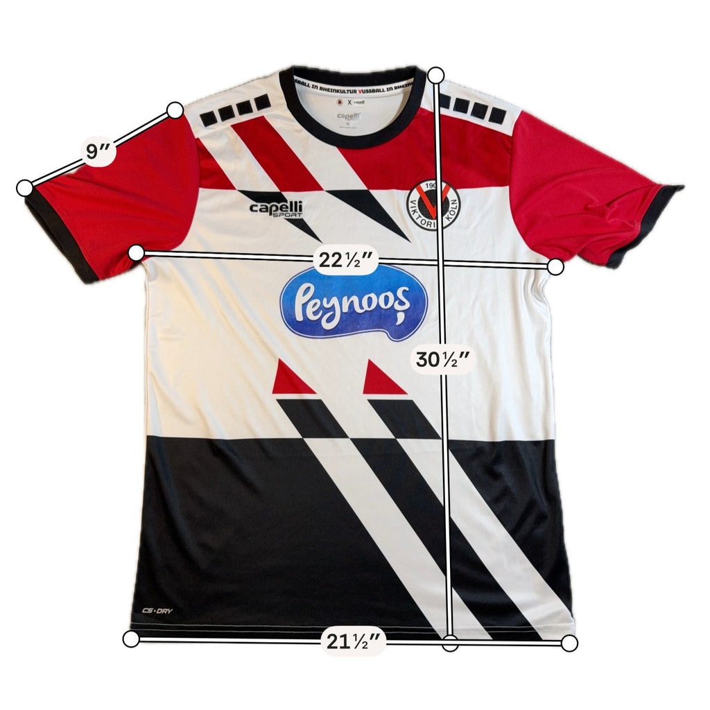 Viktoria Koln 2023-24 Home Jersey Mens M Capelli Soccer Football Germany