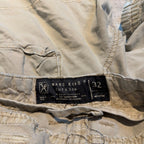 Marc Ecko Cut Sew Cargo Shorts Mens 32 Khaki Y2K Skater Baggy Utility Streetwear