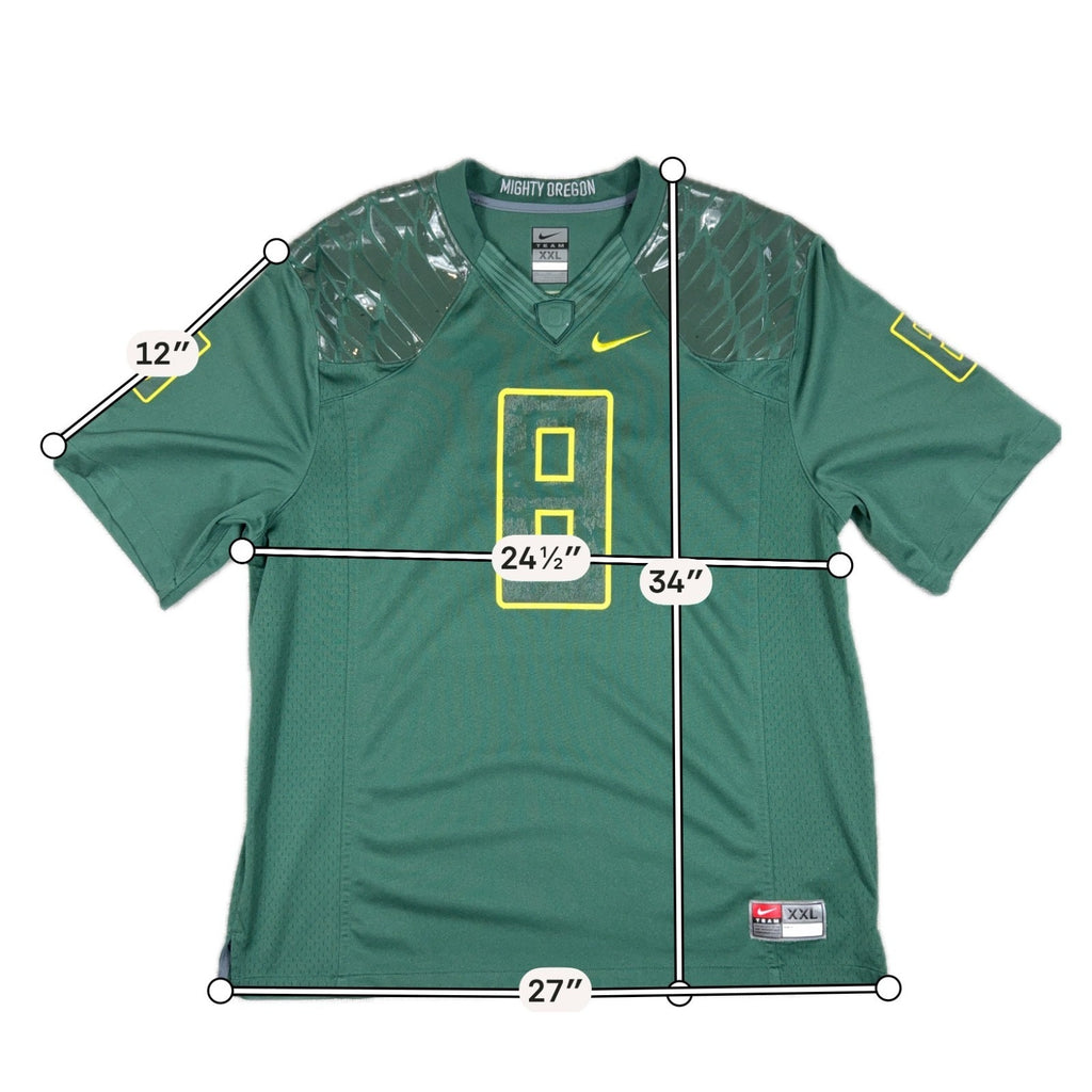 Nike Oregon Ducks Marcus Mariota #8 Jersey Men's XXL Green 2013 Football