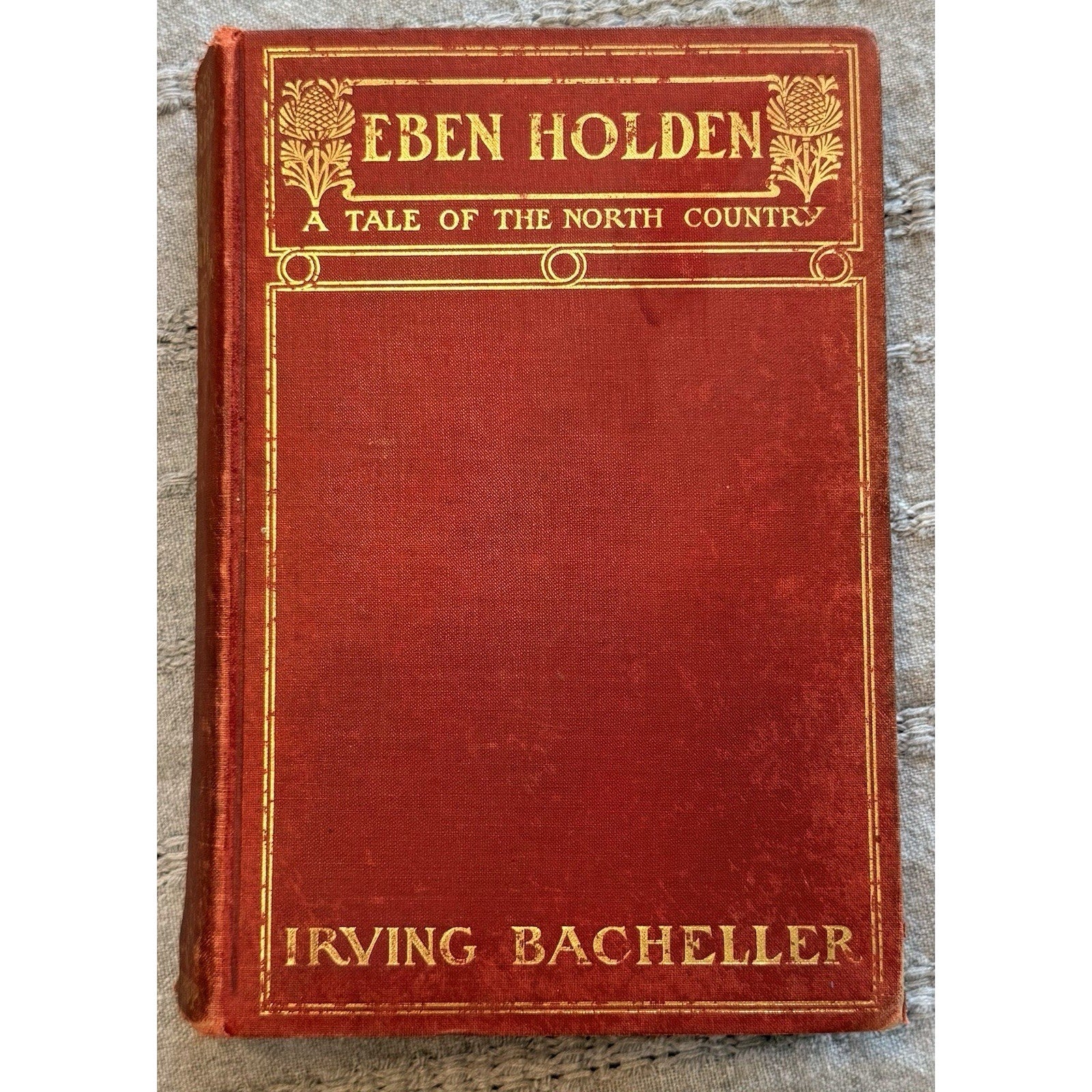 Lot of 2 Antique/Vintage Books Eben Holden 1900 Reynard the Fox 1929 Illustrated