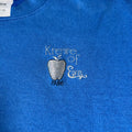 Krewe of Eve 1986 Sweatshirt XXL Blue Mardi Gras Embroidered Apple FOTL