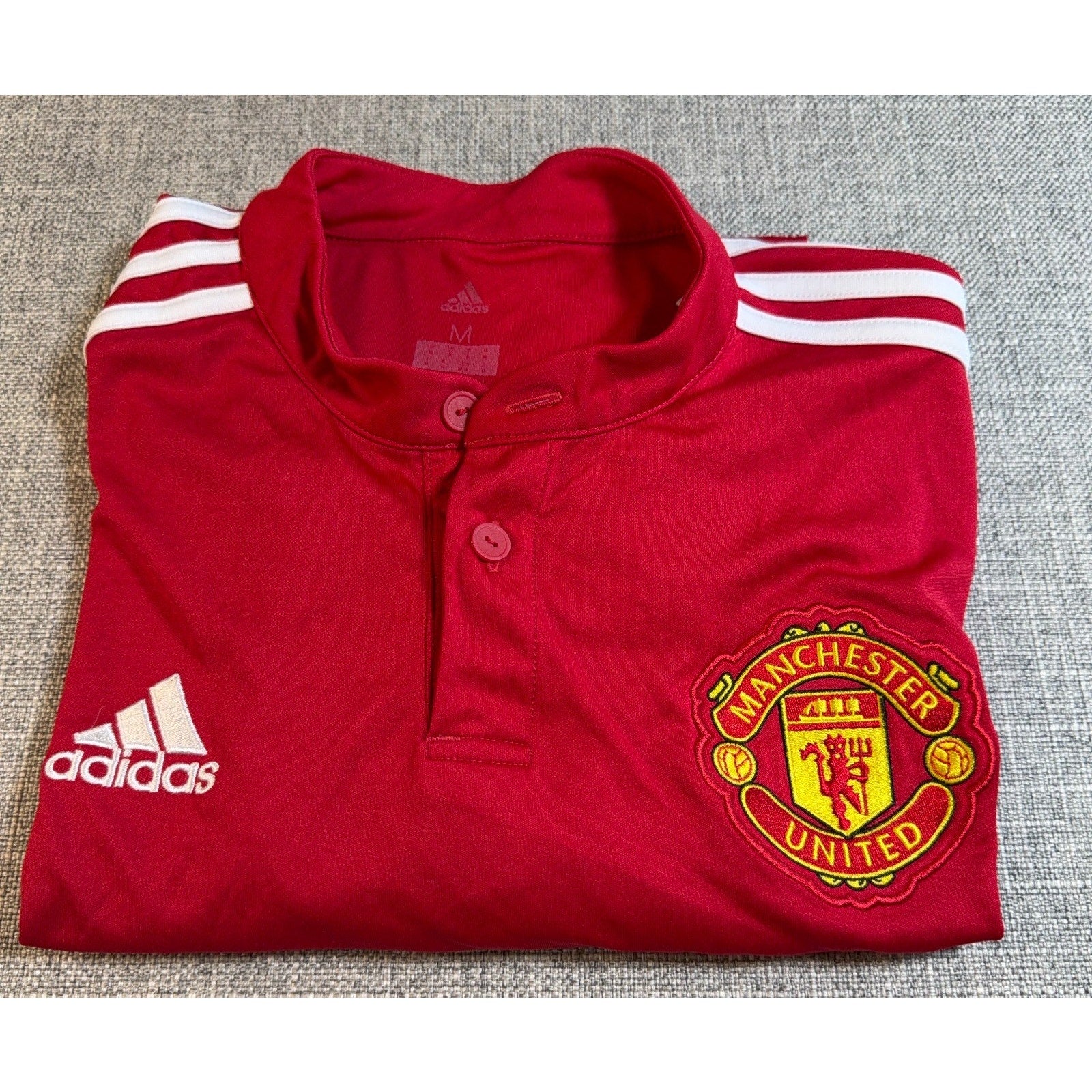 Adidas Manchester United 2017-18 Home Jersey Mens M Red Soccer Football