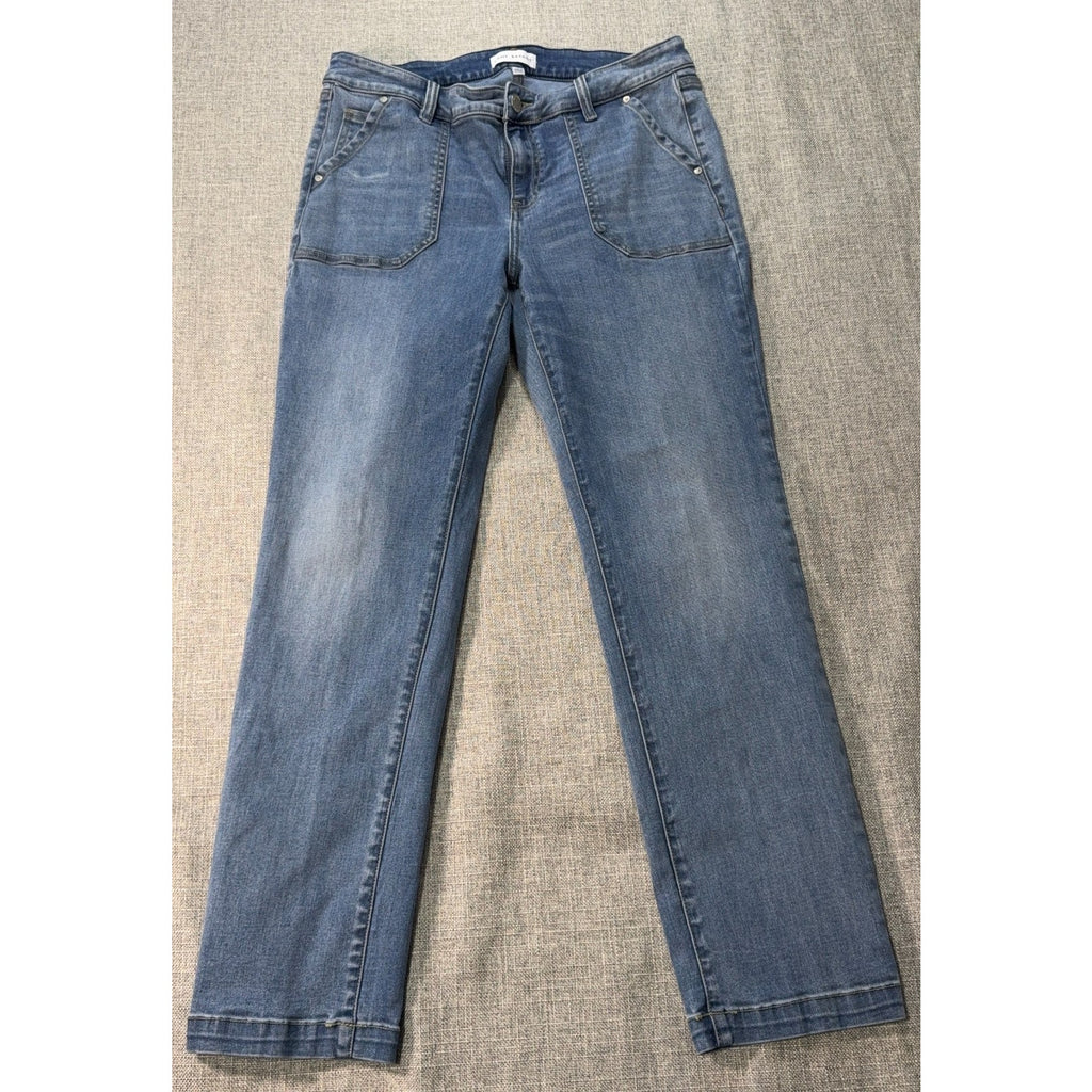 Lane Bryant Jeans Womens 14 Signature Fit Straight Leg Flex Magic Patch Pocket