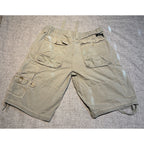 Marc Ecko Cut Sew Cargo Shorts Mens 32 Khaki Y2K Skater Baggy Utility Streetwear