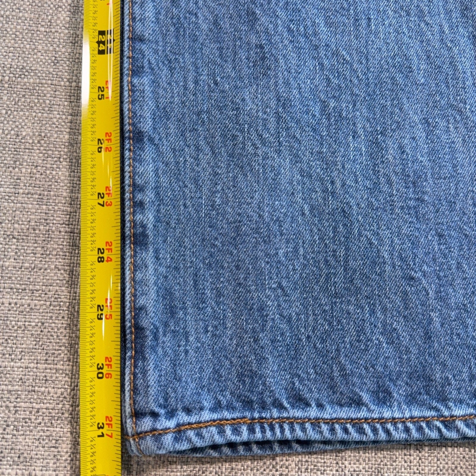 Levi’s 501 Jeans Mens 33x34 Tag 33x31 Actual Made in Mexico Button Fly Denim
