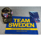 FC Dallas 2026 Giveaway Lot Camo Hat Unopened Yard Flag Team Sweden Towel MLS