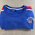 Champion Kansas Jayhawks Women’s L Blue Embroidered Crewneck Sweatshirt KU