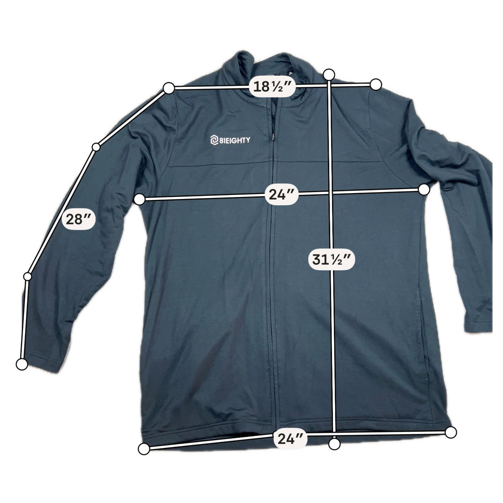 TravisMathew Newport Full Zip Fleece Jacket Men's XL Black 81Eighty Golf