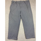 Polo Ralph Lauren Mens 46 Houndstooth Pleated Cuffed Pants Cotton Wool