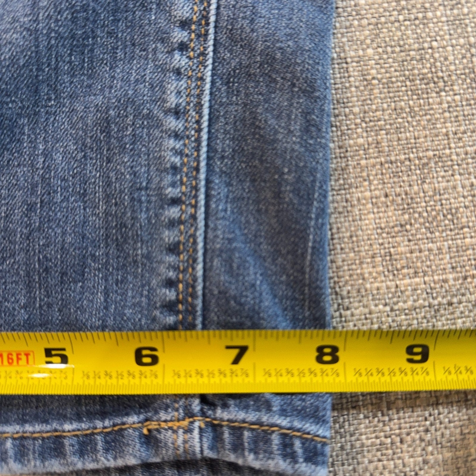 Eddie Bauer Women's Boyfriend Jeans Size 16 Button Fly Relaxed Blue 29 Inseam