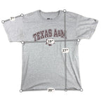 Texas A&M Aggies Russell Athletic Shirt Mens M Gray NCAA College Football Tee