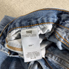 Levi's 505 Regular Fit Jeans Mens 34x32 Light Wash Straight Leg 100% Cotton