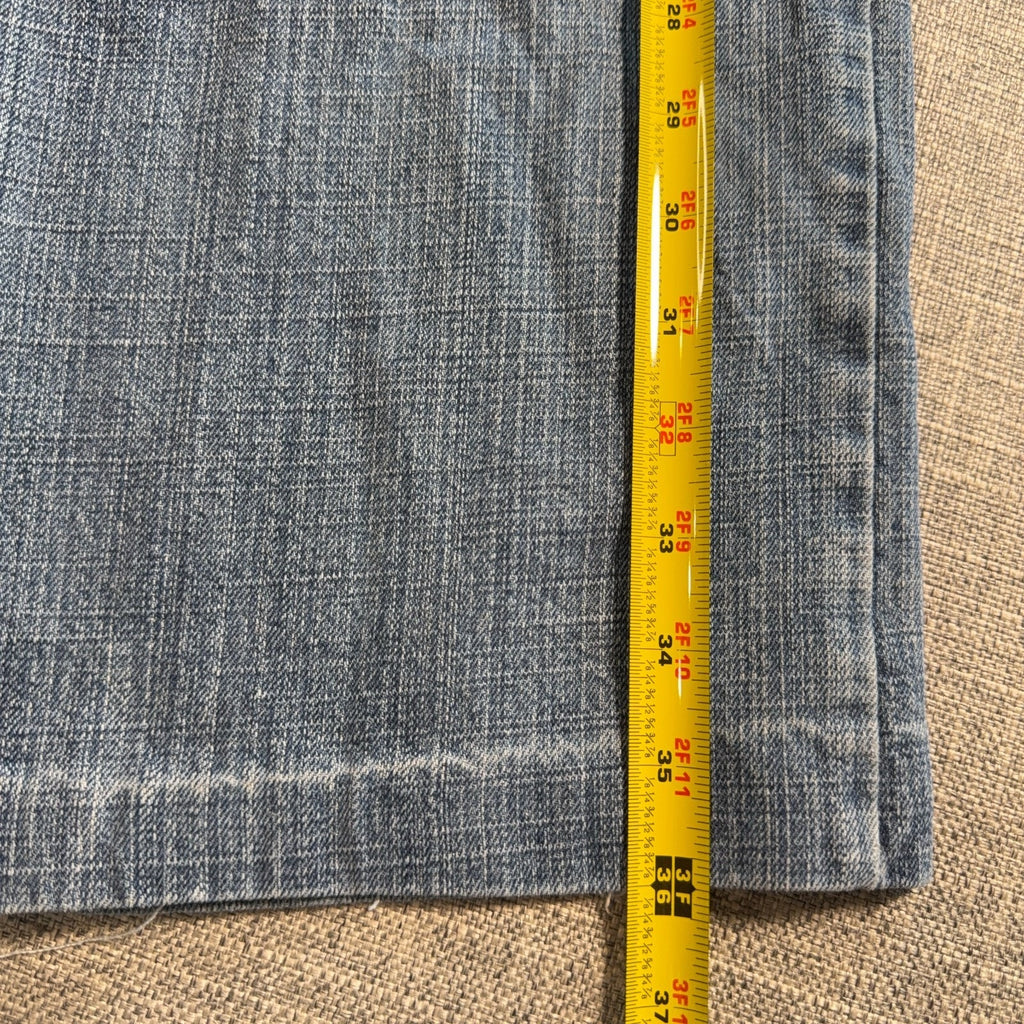 FUBU Jeans Mens 32x32 Baggy Wide Leg Y2K Hip Hop Streetwear Denim Updated item