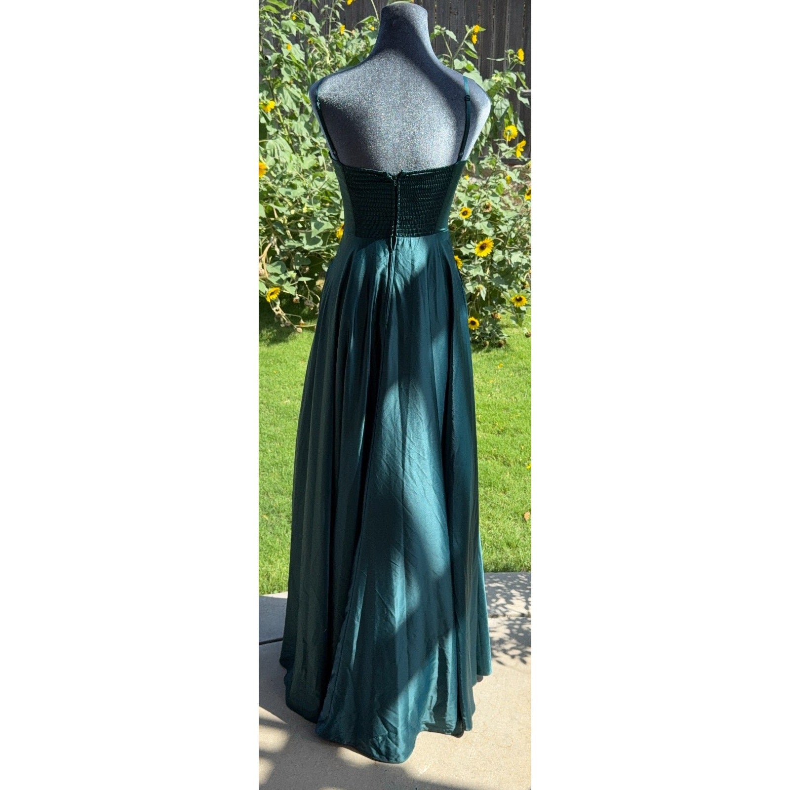 B Darlin Emerald Green Satin Corset Prom Dress Juniors 1/2 Formal Gown – Second Half Supply Co, LLC